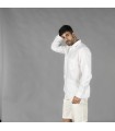 Guayabera Hombre Cuello Mao Borneo 210005 Garys Lateral Blanco