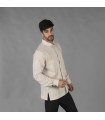 Guayabera Hombre Cuello Mao Borneo 210005 Garys Lateral Beige