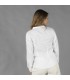 Camisa Mujer Chambray Cuello Mao Lanay 210011 Garys Parte Trasera Blanco