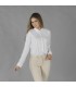Camisa Mujer Interlock Cuello Camisero Cerdeña 210012 Garys Frente Blanco