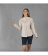 Guayabera Mujer Cuello Mao Isabela 210013 Garys Frente Beige