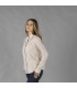 Guayabera Mujer Cuello Mao Isabela 210013 Garys Lateral Beige