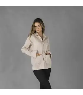 Guayabera Mujer Cuello Camisero Sumatra 210014 Garys Frente Beige