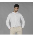 Camisa Hombre Interlock Cuello Camisero Luzon 260001 Garys Frente Blanco