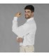 Camisa Hombre Interlock Cuello Camisero Luzon 260001 Garys Lateral Blanco