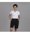 Bermuda Unisex Goma Y Cordón Exterior Microfibra 700017 Garys Frente Negro
