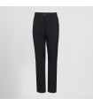 Pantalon Mujer Plana Poliester Bolsillo Frances 700019 Garys Frente Negro