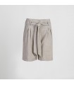 Bermuda Mujer Lazo 700023 Garys Frente Beige