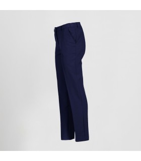Pantalon Mujer Goma Interior En Lados De Cinruta 700024 Garys Lateral Marino
