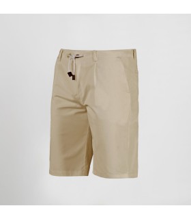 Bermuda Hombre Terminales Cuero 700029 Garys Lateral Beige