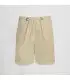 Bermuda Mujer Ollaos Cintura 700031 Garys Frente Beige