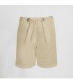 Bermuda Mujer Ollaos Cintura 700031 Garys Frente Beige