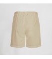 Bermuda Mujer Ollaos Cintura 700031 Garys Parte Trasera Beige