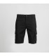 Bermuda Unisex Multibolsillos Elastico Gamo 750400 Garys Frente Negro