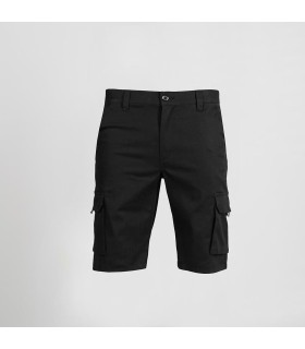 Bermuda Unisex Multibolsillos Elastico Gamo 750400 Garys Frente Negro