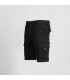 Bermuda Unisex Multibolsillos Elastico Gamo 750400 Garys Lateral Negro