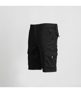 Bermuda Unisex Multibolsillos Elastico Gamo 750400 Garys Lateral Negro