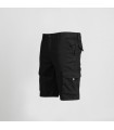 Bermuda Unisex Multibolsillos Elastico Gamo 750400 Garys Lateral Negro
