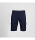 Bermuda Unisex Multibolsillos Elastico Gamo 750400 Garys Frente Azul Navi