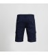 Bermuda Unisex Multibolsillos Elastico Gamo 750400 Garys Parte Trasera Azul Navi