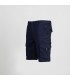Bermuda Unisex Multibolsillos Elastico Gamo 750400 Garys Lateral Azul Navi