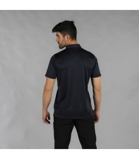 Polo Hombre Interlock Red Line 850001 Garys Parte Trasera Negro