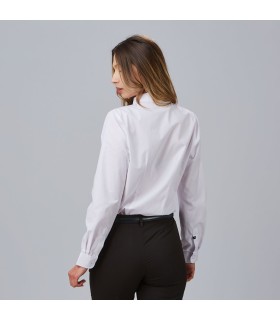 Camisa Mujer Elastan Red Line 240001 Garys  Parte Trasera Blanco