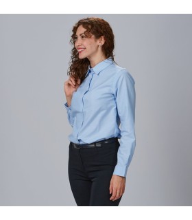 Camisa Mujer Elastan Red Line 240001 Garys Lateral Celeste