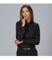 Camisa Mujer Mao Elastan Red Line 240002 Garys Frente Negro