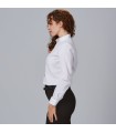 Camisa Mujer Mao Elastan Red Line 240002 Garys Lateral Blanco