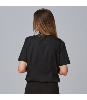 Camisa Mujer Elastan Red Line 240003 Garys Parte Trasera Negro