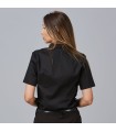 Camisa Mujer Mao Elastan Red Line 240004 Garys Parte Trasera Negro