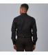 Camisa Hombre Mao Slim Fit Elastan Red Line 260005 Garys Parte Trasera Negro