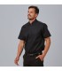Camisa Hombre Mao Slim Fit Elastan Red Line 260007 Garys Lateral Negro