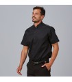 Camisa Hombre Mao Slim Fit Elastan Red Line 260007 Garys Lateral Negro
