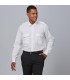 Camisa Unisex Charreteras Elastan Red Line 260008 Garys Frente Blanco