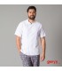 Chaqueta Cocina Unisex Prats Red Line 943300 Garys Frente Blanco