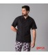 Chaqueta Cocina Unisex Prats Red Line 943300 Garys Frente Negro