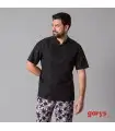 Chaqueta Cocina Unisex Prats Red Line 943300 Garys Frente Negro