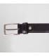 Cinturon Piel 330200 Garys Hebilla Negro
