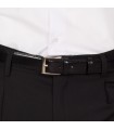 Cinturon Piel Sintetica 330400 Garys Frente Negro