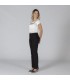 Pantalon Mujer Goma Trasera Trivial 700006 Garys Lateral Negro
