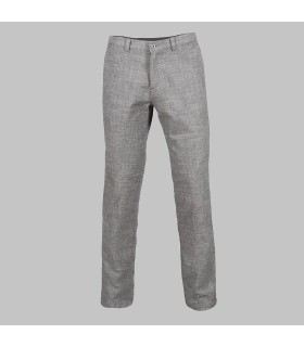 Pantalon Hombre Chino Cheviot 700007 Garys Frente Gris