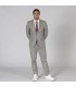 Pantalon Hombre Chino Cheviot 700007 Garys Frente Gris