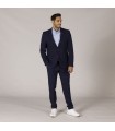 Pantalon Hombre Sin Pinzas Welfare 700014 Garys Lateral Marino