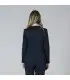 Americana Mujer 1 Boton Solapa Invertida 800002 Garys Parte Trasera Marino