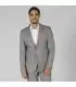 Americana Hombre 2 Boton Slim Fit Meeting 800009 Garys Frente Gris