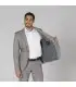 Americana Hombre 2 Boton Slim Fit Meeting 800009 Garys Lateral Gris