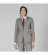 Americana Mujer 2 Botones Cheviot 800014 Garys Frente Gris