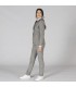 Americana Mujer 2 Botones Cheviot 800014 Garys Lateral Gris
